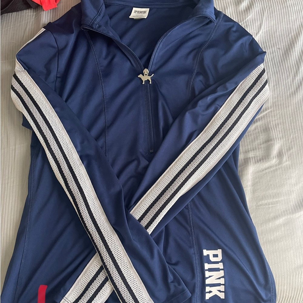 PINK long sleeve zip up